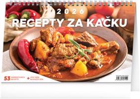 Stolní kalendář Recepty za kačku 2026