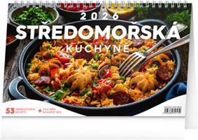 Stolní kalendář Středomořská kuchyně 2026