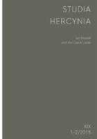 Studia Hercynia XIX/1-2