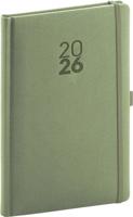 Týdenní diář Diamante 2026, olivový