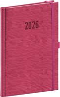Týdenní diář Rivoli 2026, růžový