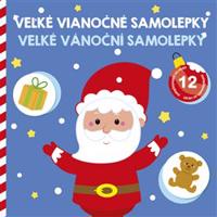 Velké vánoční samolepky. Veľké vianočné samolepky