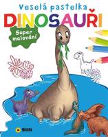 Veselá pastelka Dinosauři - Supermalování