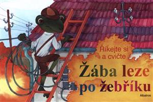 Žába leze po žebříku