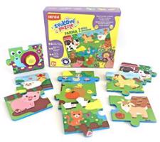 Zvukové puzzle - Farma - 9 dílků / 9 dielikov (CZ/SK vydanie)